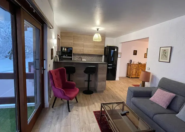 Les Comtes De Savoie - Renove Proche Du Centre De Avec Vue Sur Le Mont D'arbois Megève